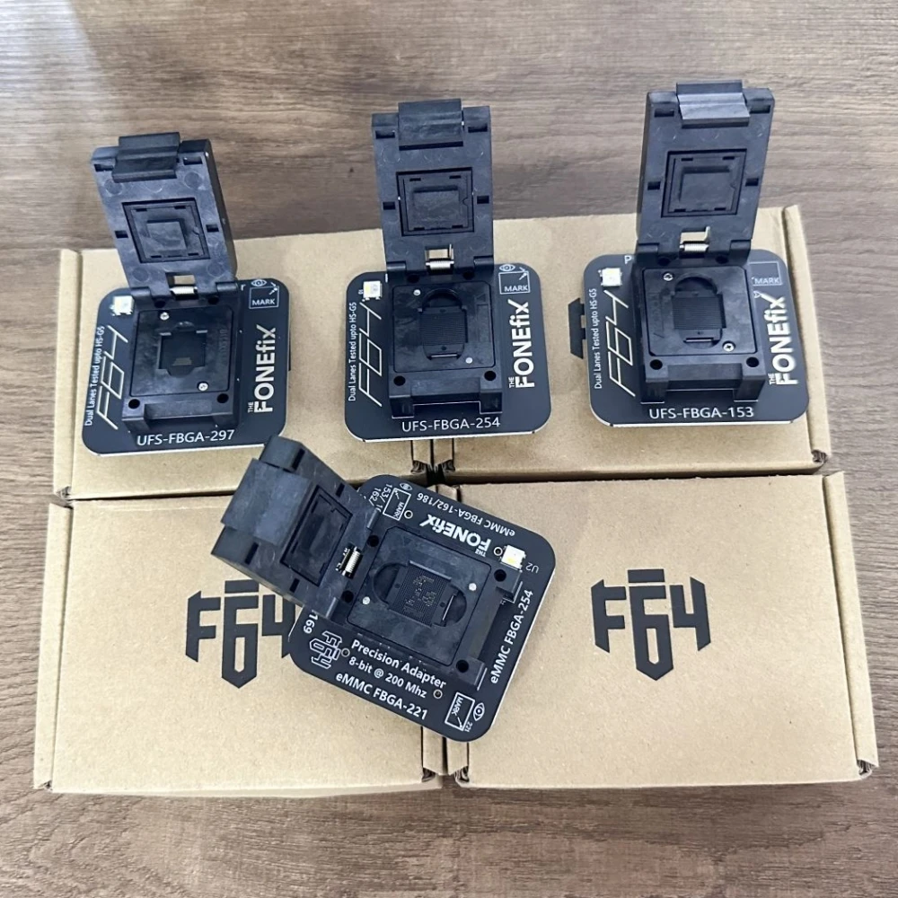 2025 NIEUWE F64 ULTRA FLASH 64 LITE + eMMC 4in1 + UFS 153 + UFS 254 + UFS 297 F64 Box Jtag Flash64 voor Z3X Gemakkelijk JTAG Plus Box