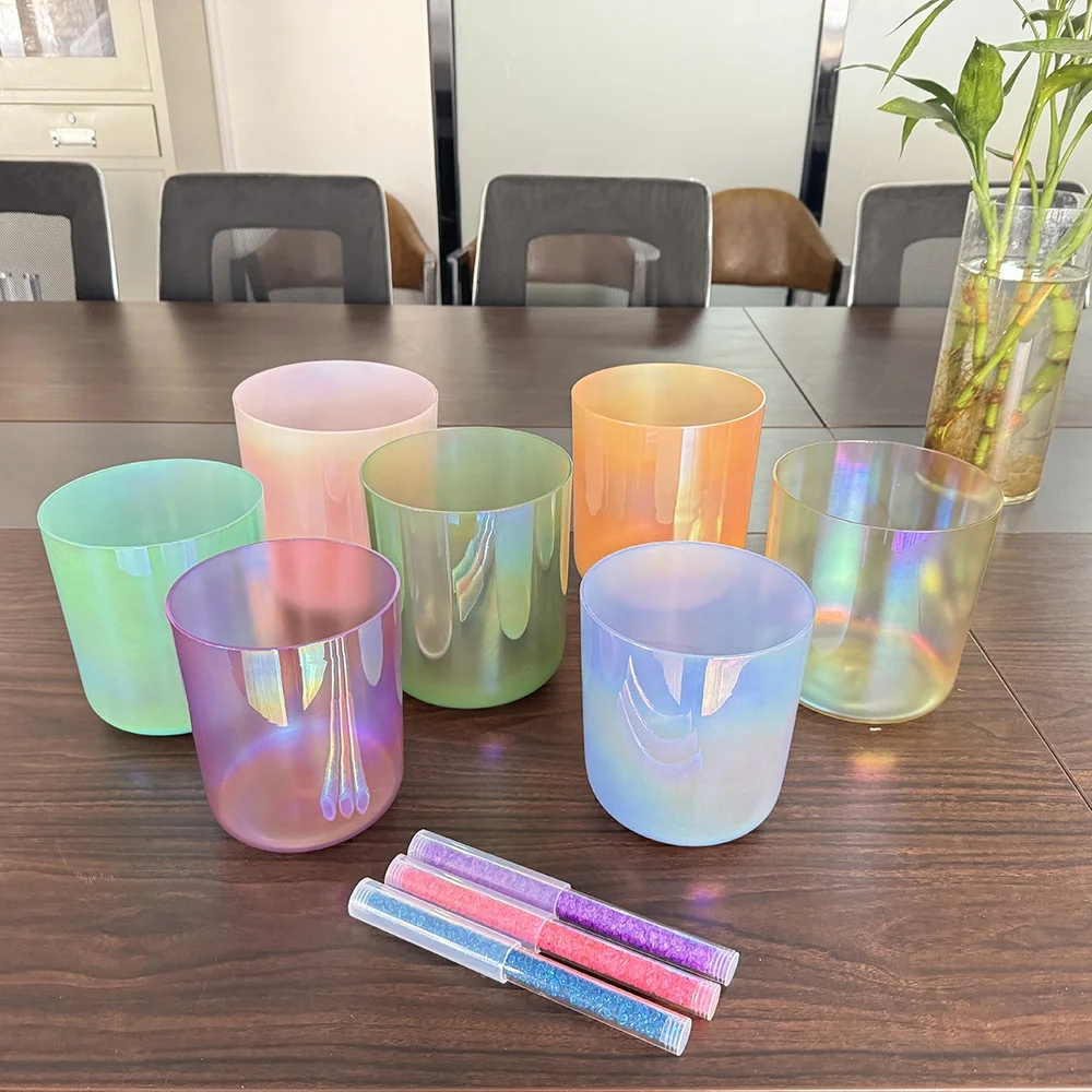 

Wholesale Sound Healing Crystal clear Singing Bowl Set Alchemy Singing Bowls