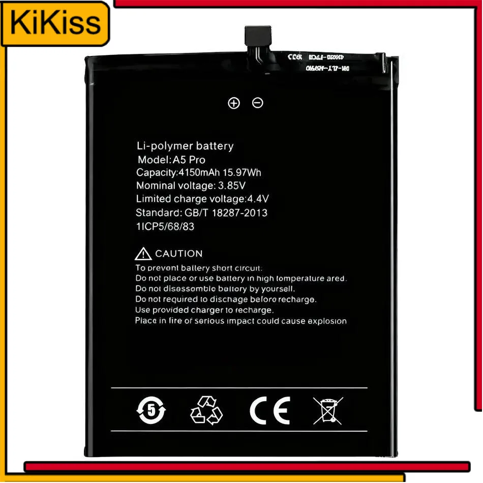 

Lightweight 4150Mah Environmentally Friendly For Umidigi Umi A5 Pro A5pro Mobile Phone Battery