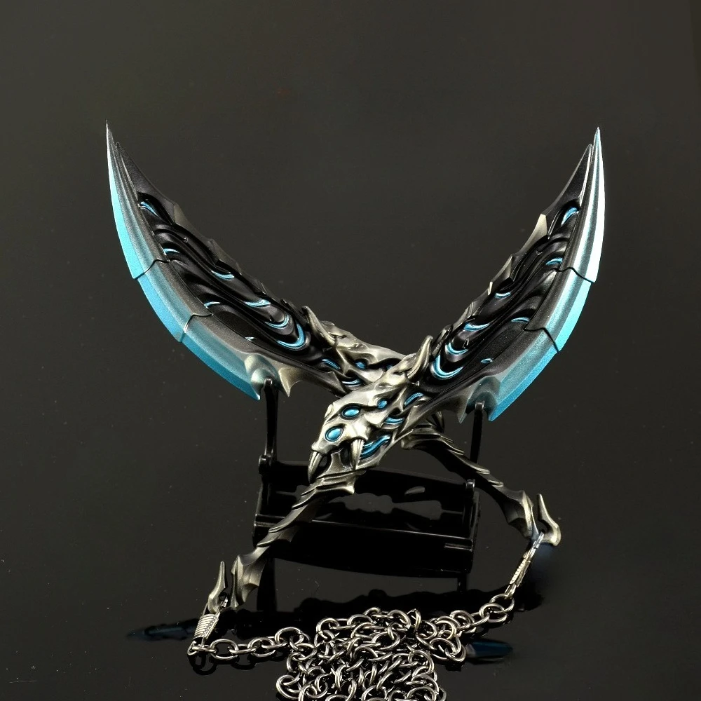 Valorant Blades of Primordia Game Peripheral 19cm Metal Melee Trainer Weapon Model Ornaments Karambit Crafts Toys Boys Gifts