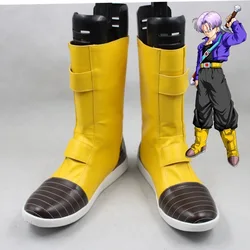 Anime DBS Future Trunks Cosplay Shoes Yellow Boots
