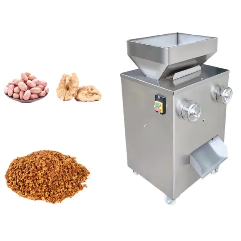 Peanut Kernel Almond Nut Processing Machine Pistachio Chopping Granule Slicing Soya Bean Milling Crusher Grinder Nuts Seeds