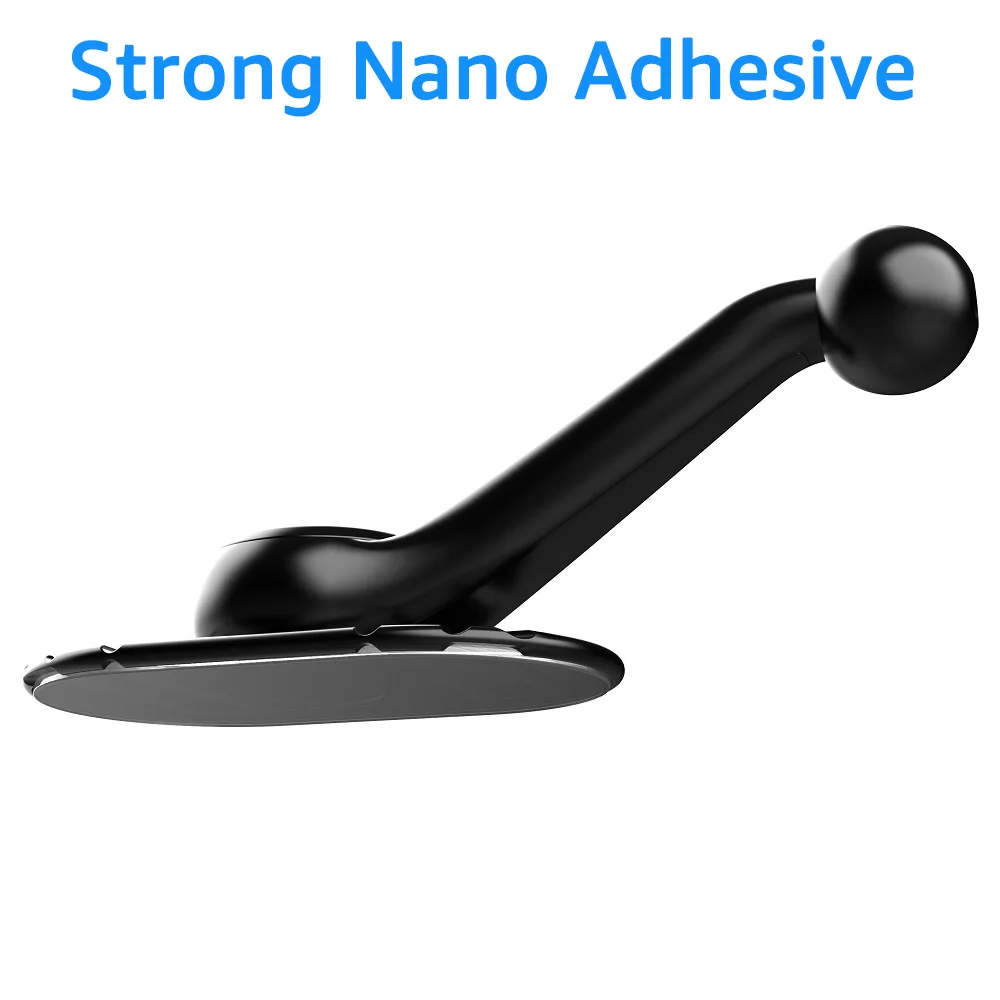 iBudim Car Phone Holder Sticker Base 17mm Ball Head Car Dashboard Mobile Cellphone Bracket Support Car Mount Mobile Phone Stand