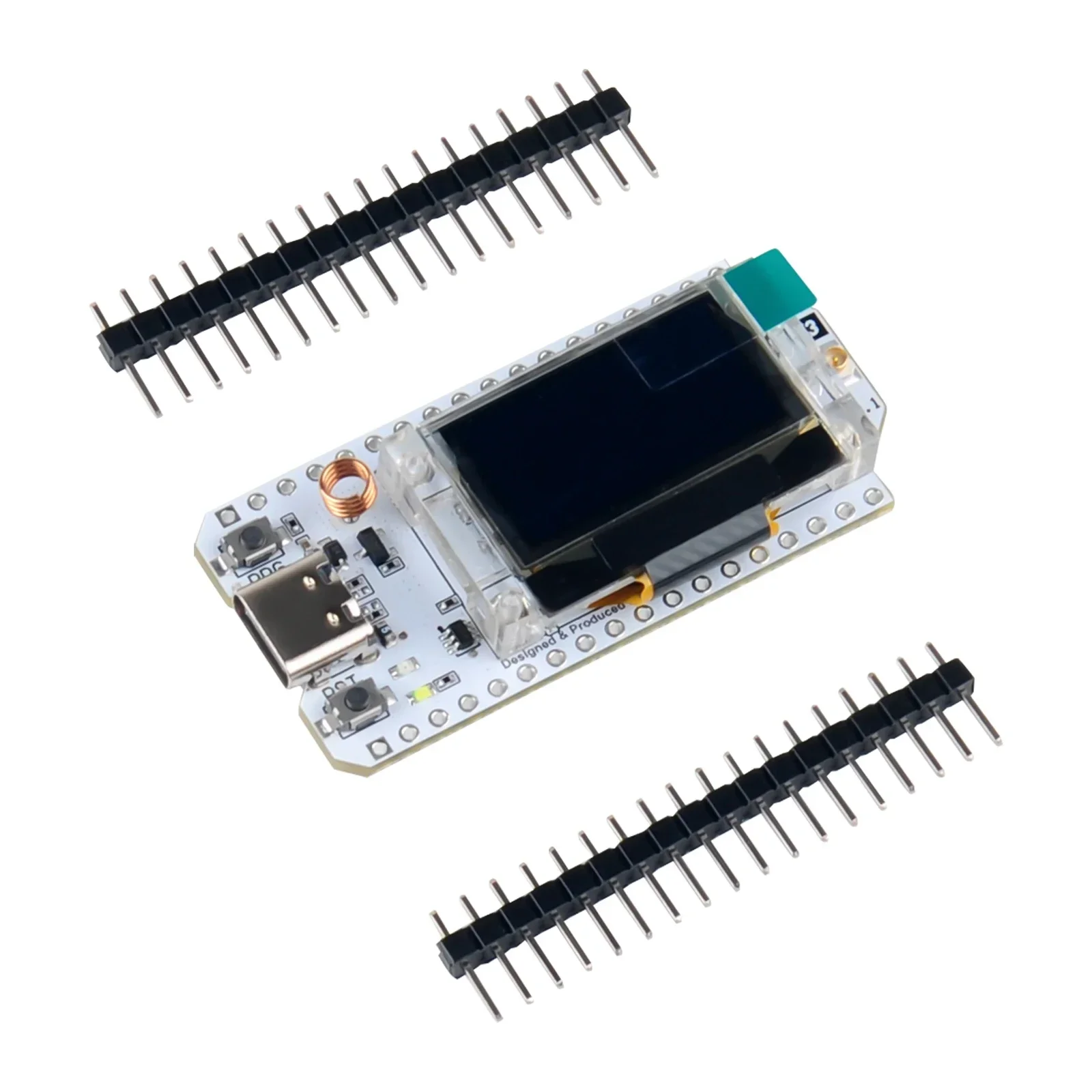 Heltec HTIT WB32LA V3 ESP32 LoRa SX1262 Development Board 0.96 OLED Display 868/915 MHz 2/5 dBi Antenna for Meshtastic