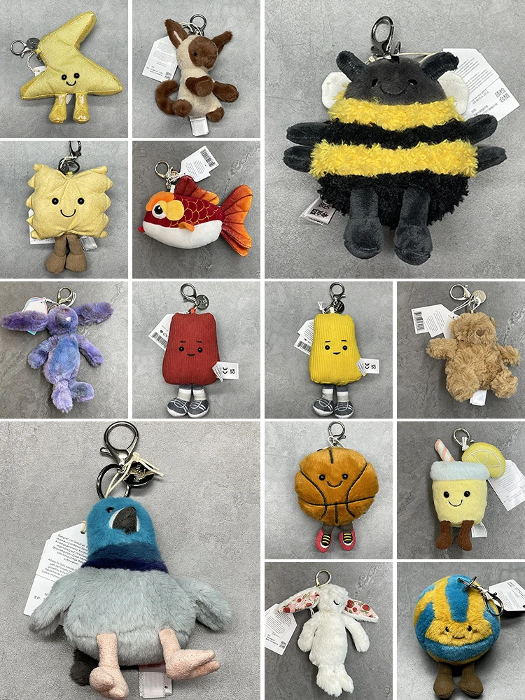 JC Kleiner Bienen-Anhänger, Marshmallow-Plüsch-Schlüsselanhänger, Golf-Plüsch-Schlüsselanhänger, Tauben-Serie Plüschtier, Rucksack-Anhänger, Schildkröten-Geschenk