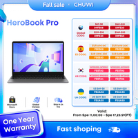 CHUWI HeroBook Pro Laptop 8GB RAM 256GB SSD Intel Celeron N4020 Dual Core 14.1 inch IPS Screen Windows 11 NoteBook Laptops