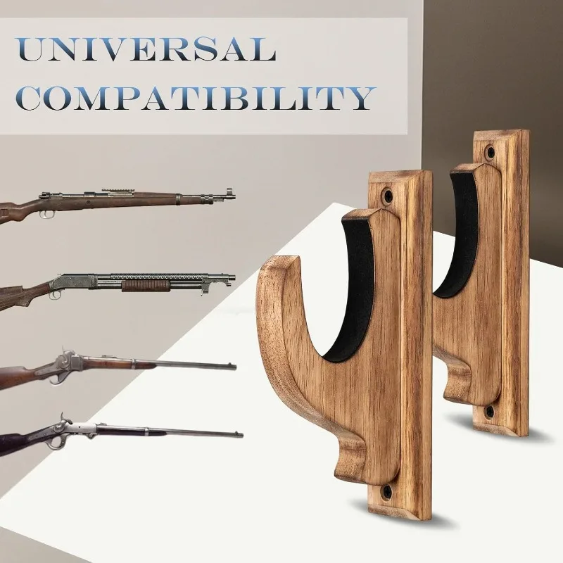 Cross-border Hot-selling Toy Bracket Home Wall-mounted Shelf Wooden Wall Sword Bow Display Stand