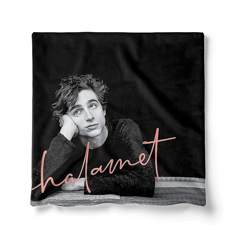 Gaslight Gatekeep Girlboss Timothee Chalamet Throw Pillow Covers Cushion Cases for Couch Sofa 45cm x 45cm