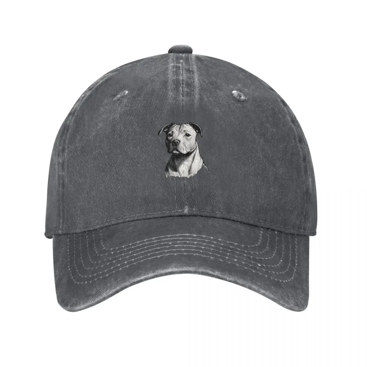 Staffy love Baseball Cap Hat Man For The Sun Hat Baseball Cap Men's Luxury Women's