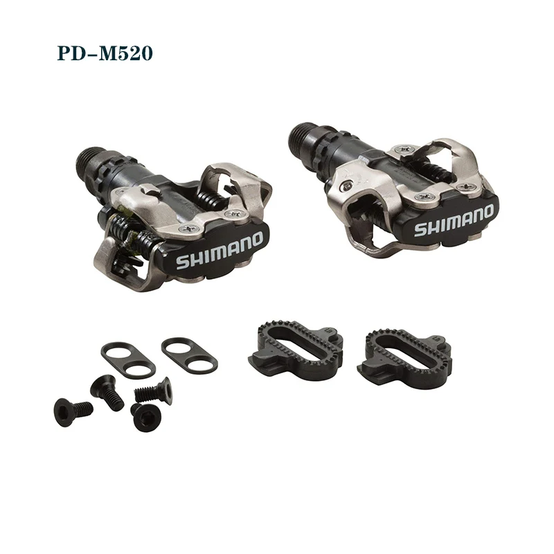 Shimano PD M520 M540 MTB mountain bike bicycle pedals cycle self-locking with SH51 lock  pedals