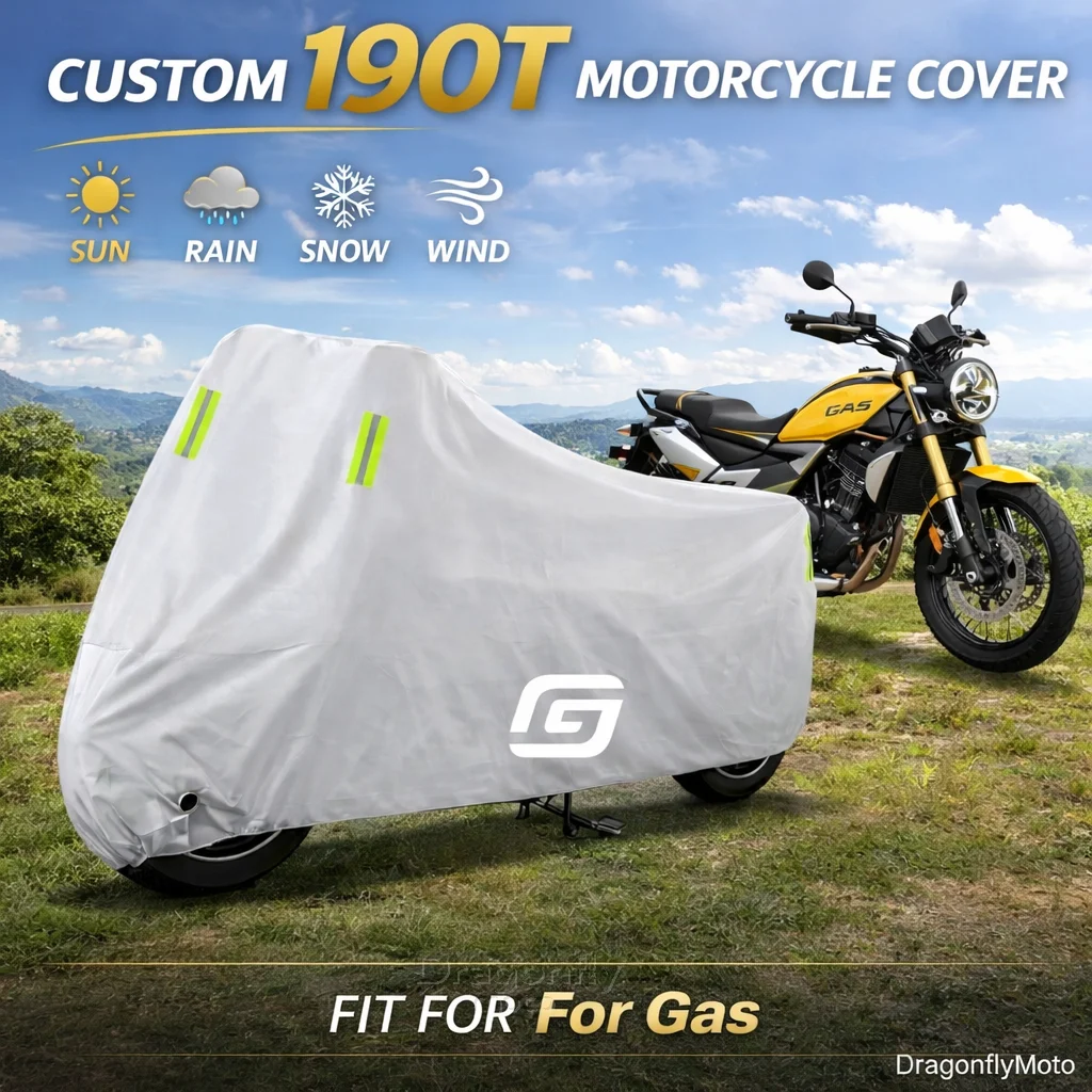 

For Gas Gas EC300 250 120 EC EX MC TXT Motorcycle Cover Silver Waterproof UV Rain Dust Sun Outdoor Indoor Protector