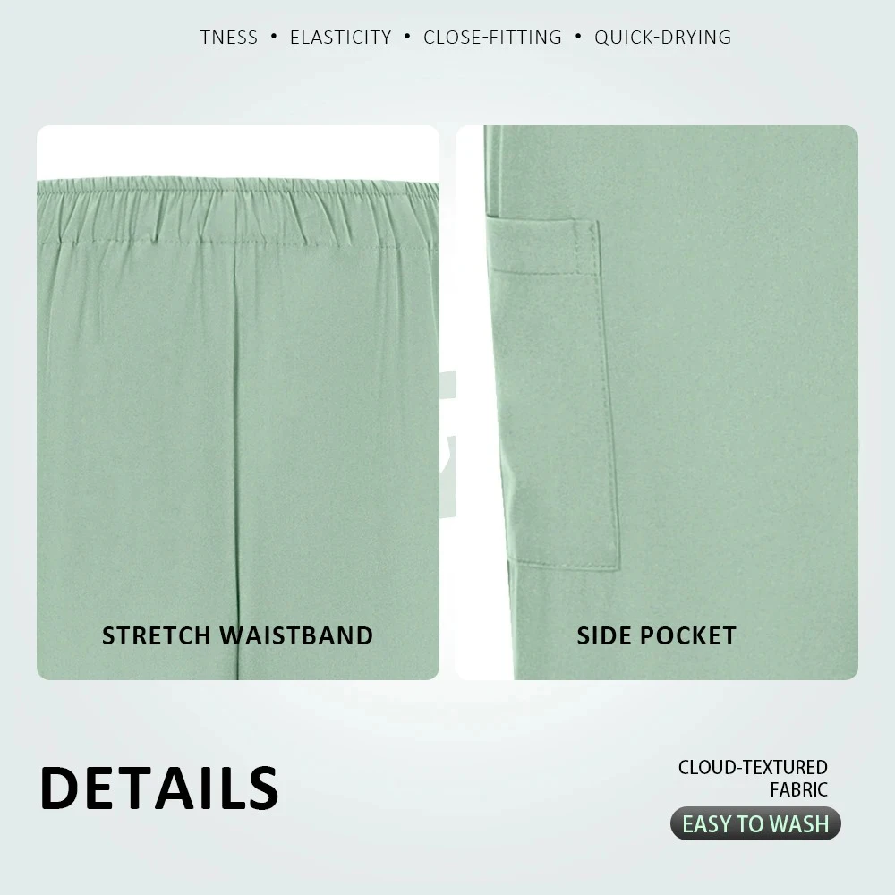 กางเกงพยาบาลผู้หญิง ทรงสลิมฟิต ยืดได้ เหมาะสำหรับงานทางการแพทย์ ขายส่ง กางเกงทำงานสำหรับบุคลากรทางการแพทย์ คลินิก และแพทย์