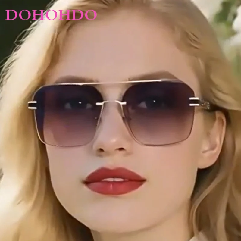 

Trendy Big Square Frame Pilot Sunglass Men Luxury Designer Women Sunglass Driving Travel Ladies Shade Eyewear Lentes UV400 Очки