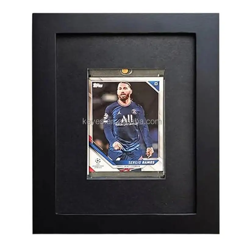 custom.Direct's Modern 1-5 Slot Wall Mounted Acrylic Trading Card Display Frame Stand High Visibility Graded Promot