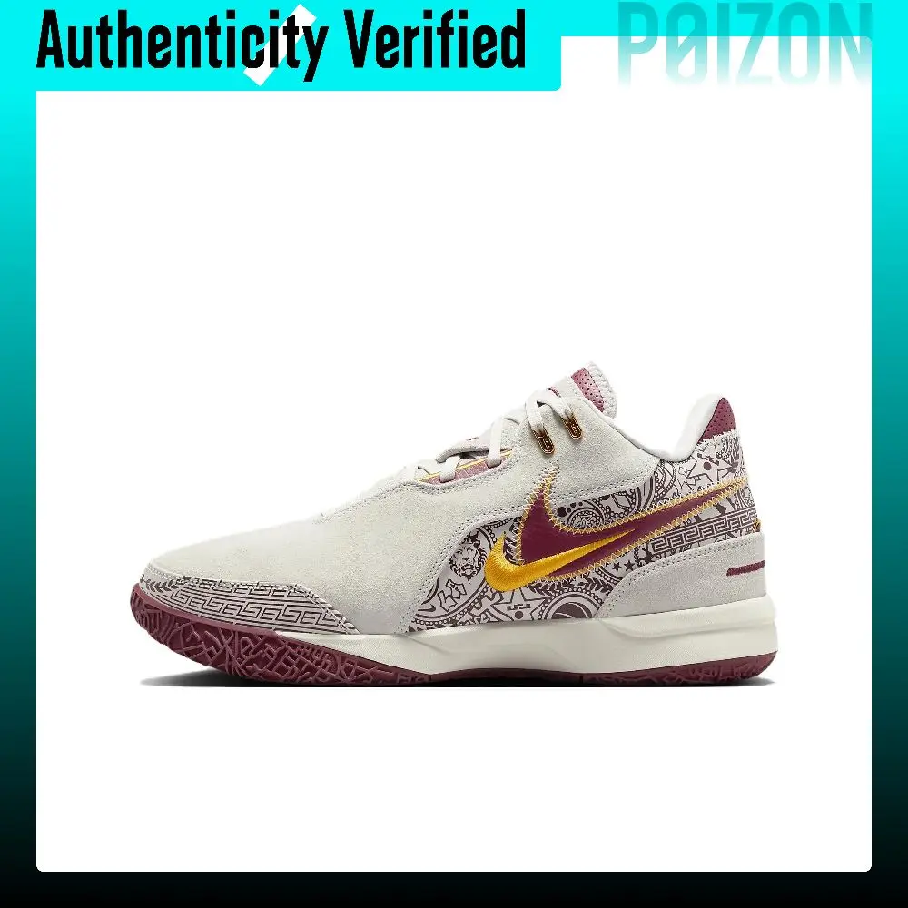 Nike LeBron NXXT Gen Low top Basketball Shoes Men's White Red FZ7888-001