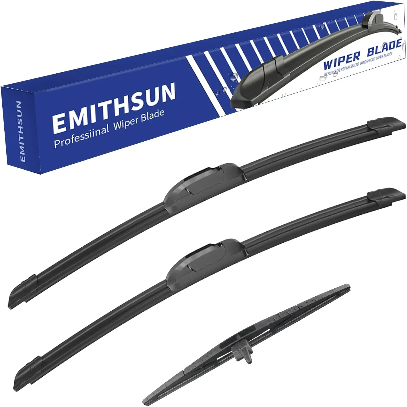 

Windshield Replacement for Honda Pilot 2009-2015,That Meet OEM Quality Front Rear Wipers Blade Set for My Car -22"+21"+14"(Set