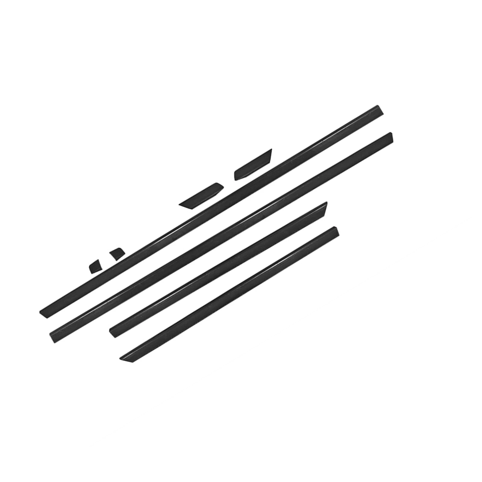 Side Door Panel Protector Trim Molding Gloss Black Exterior Lower Decoration Cover Strip For Volkswagen VW Arteon CC 2019-2024 view 3