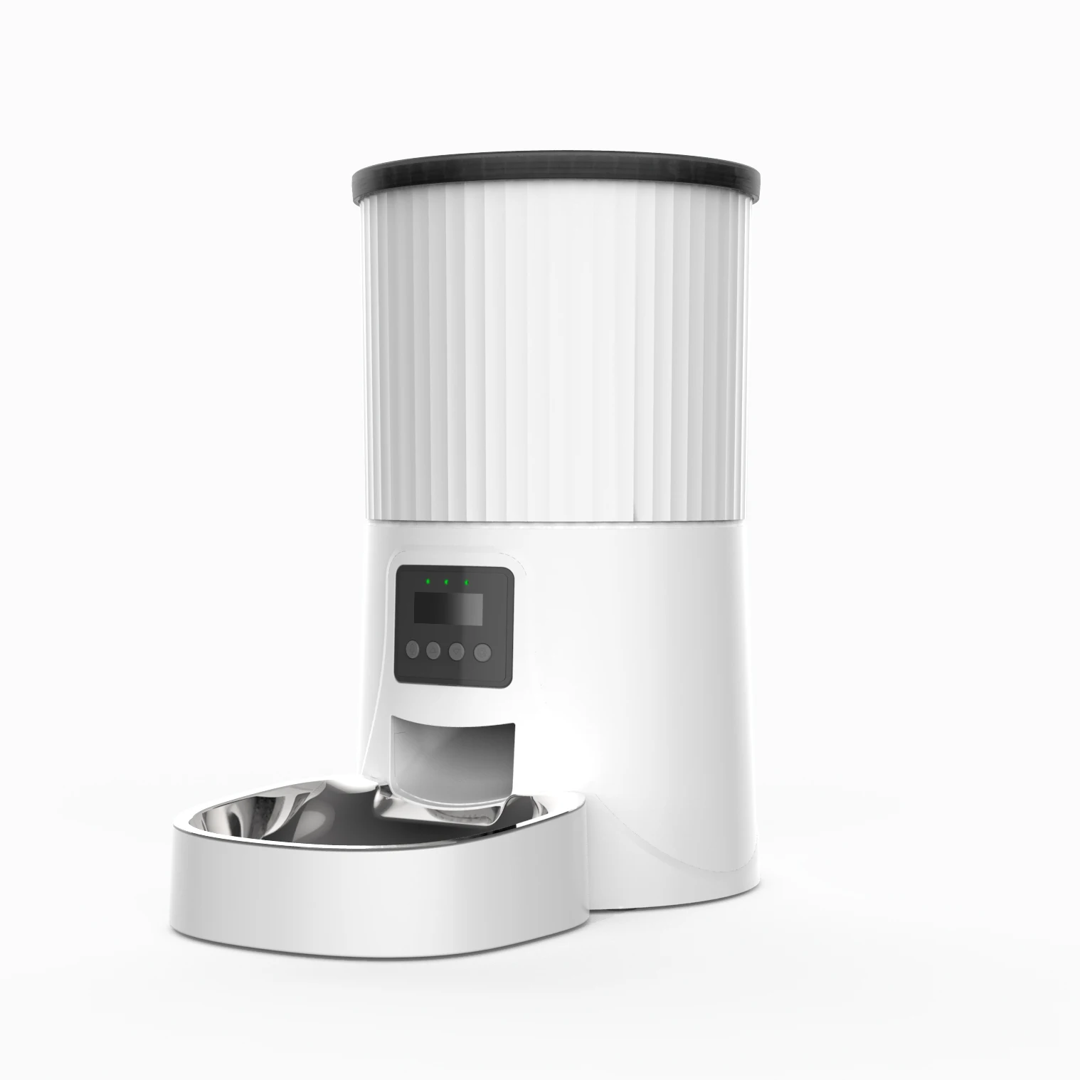 

Wholesale 4L Automatic Cat Self Diet Feeder Dog Feeder Smart Stainless Steel Double Bowl Cat Feeder