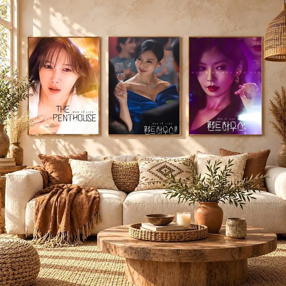 series Penthouse Poster Poster HD Printing Boho Aesthetic Style Wall Art Home Decor For Living Room Bedroom Gift