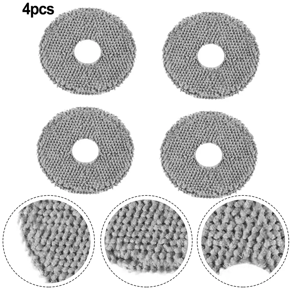 4 Pack Mopping Pad Forjia 1s X10 + For S10 + Sweeping Robot Vacuum Cleaner Accessories Spare Parts