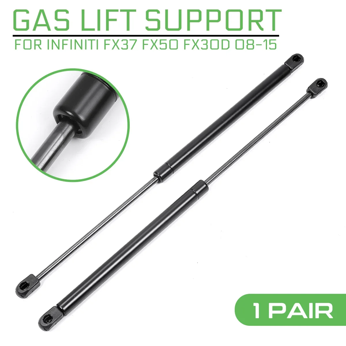 Rear Trunk Tailgate Boot Gas Spring Shock Lift Strut Struts Support Bar For Infiniti FX37 FX50 FX30d 2008 2009 2010 - 2015