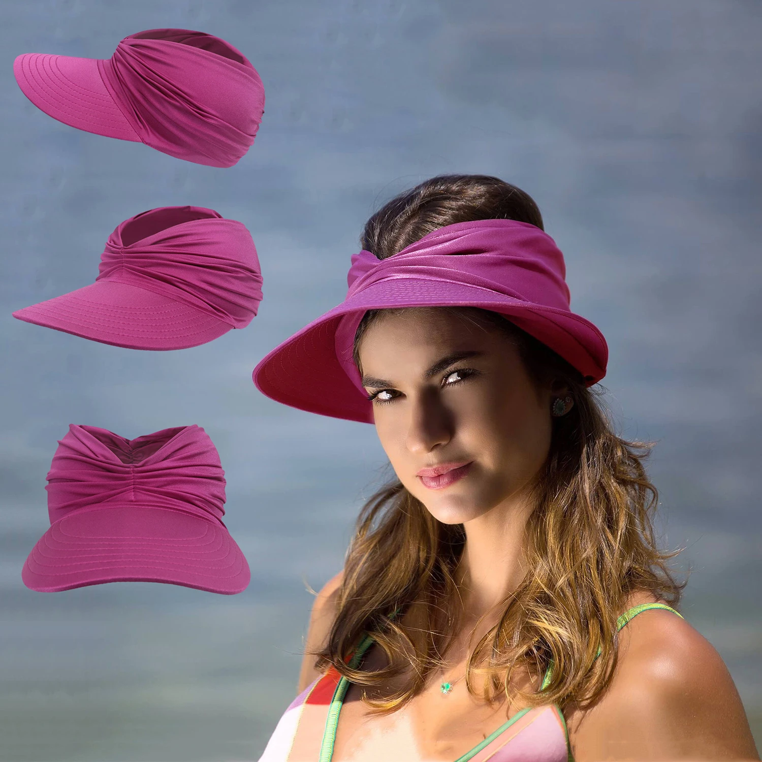 Spring/Summer 2022 new beach sunhat Empty hat for women Sun protection hat for women outdoor sports hat