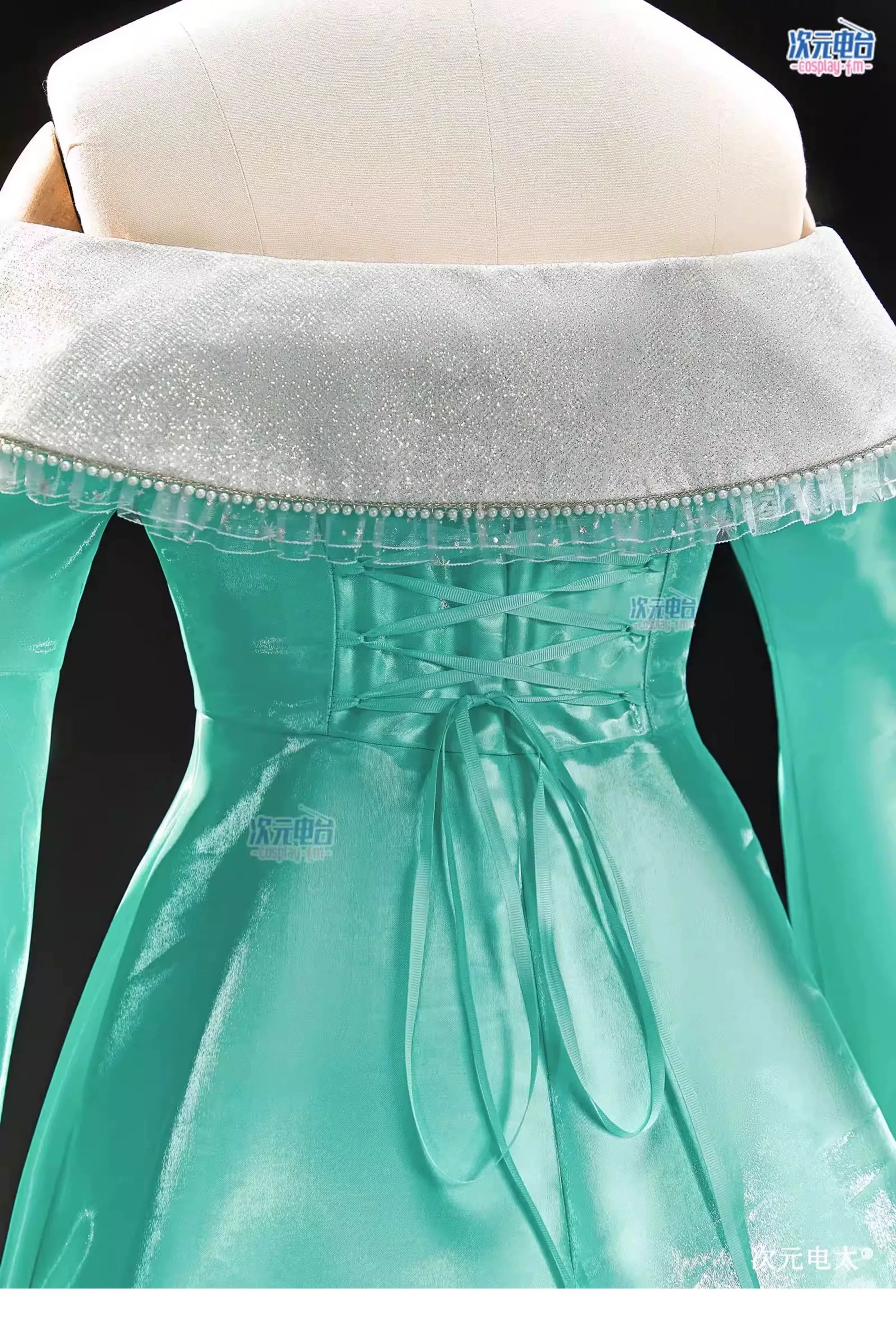 

Rosalina Movie Cosplay Costume Dress Adult Women Rosalina Princess high quality Blue dress Halloween Fancy Party uniform