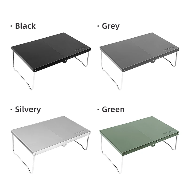 PACOONE Folding Table Outdoor Portable Tea Coffee Tables  Ultralight Garden Picnic Camping Mini Table Aluminum Alloy Small Table