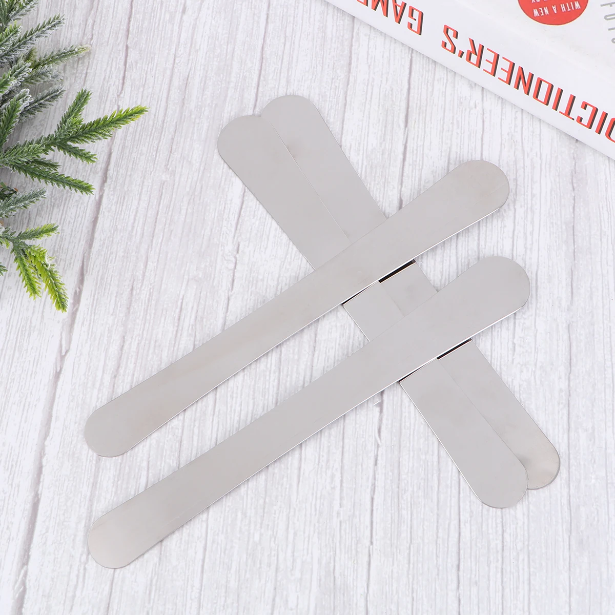 

4 Pcs Cream Spatula Stainless Steel Butter Spreader Icing Smoother Lightweight Ergonomic Cake Decorating Pastry Tools Easy Clean