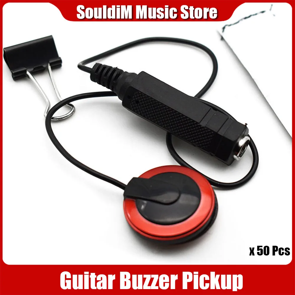 

50 шт. профессиональный 6,35 мм пьезопреобразователь контактный микрофонный звукосниматель медный звукосниматель для гитары, скрипки, гавайской гитары, банджо, струнный инструмент