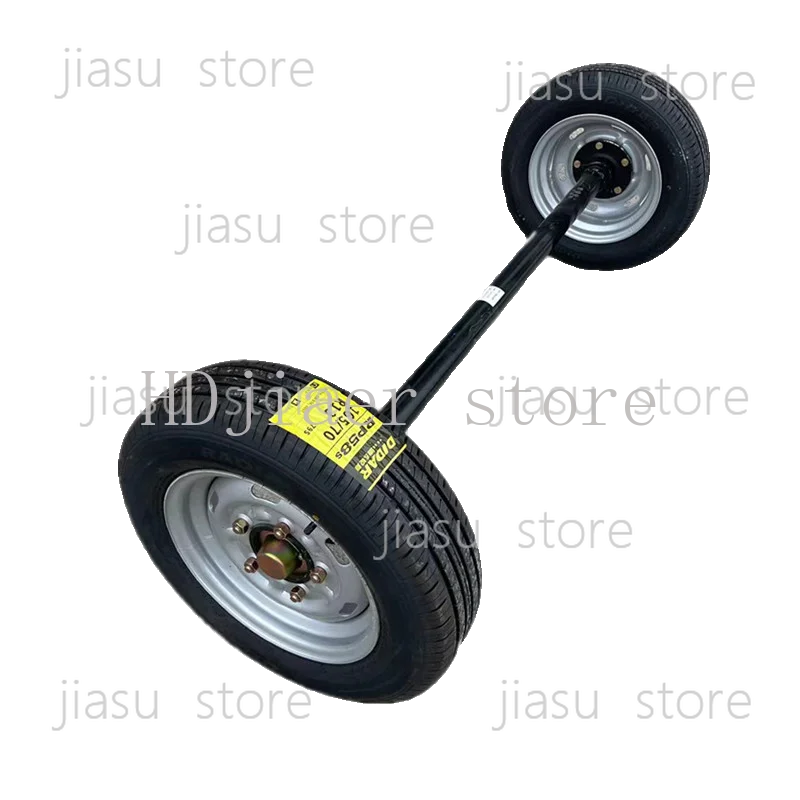 Yacht rubber boat rear axle assembly RV with wheels trailer axle kit Board house flatbed car modification rear axle