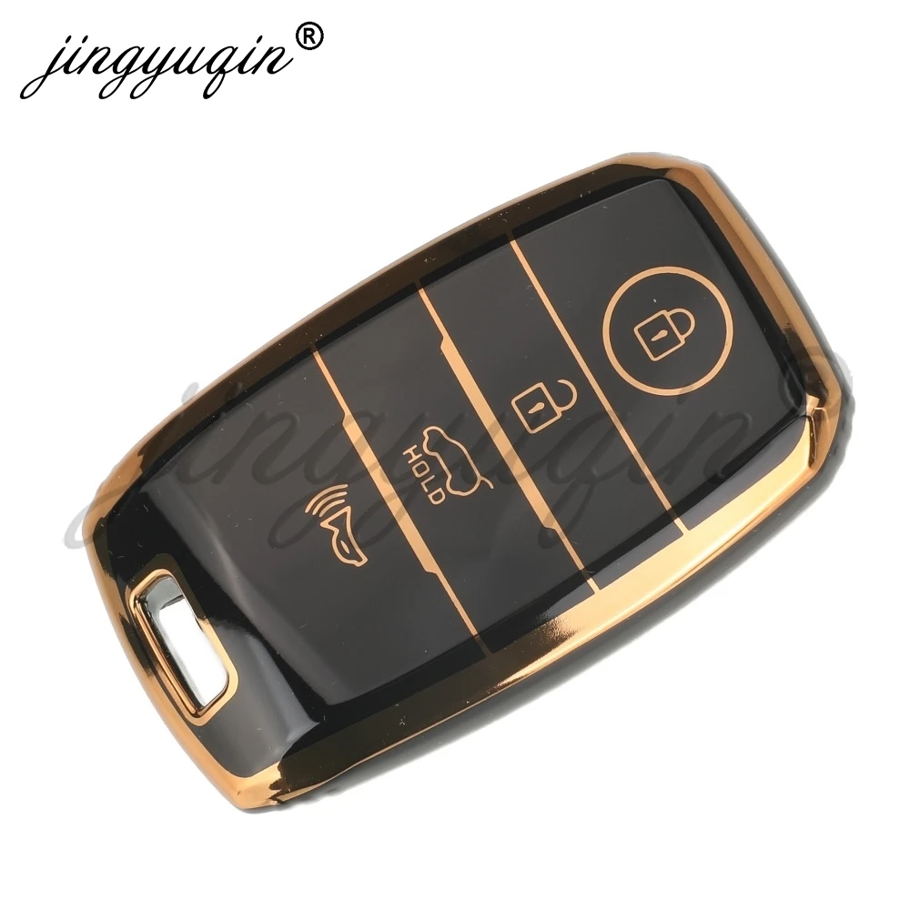 jingyuqin TPU Smart Car Key Fob Case Cover for Kia Sedona Grand Carnival Snugly Sorento Doule Sportage Cerato K2 K3 K4 K5 Optima