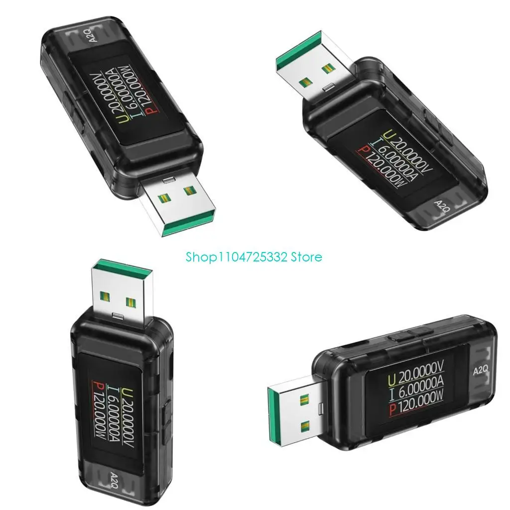 

P5EA USB Voltmeter Tester 8A Modified 120W Fast Charging Current Tester