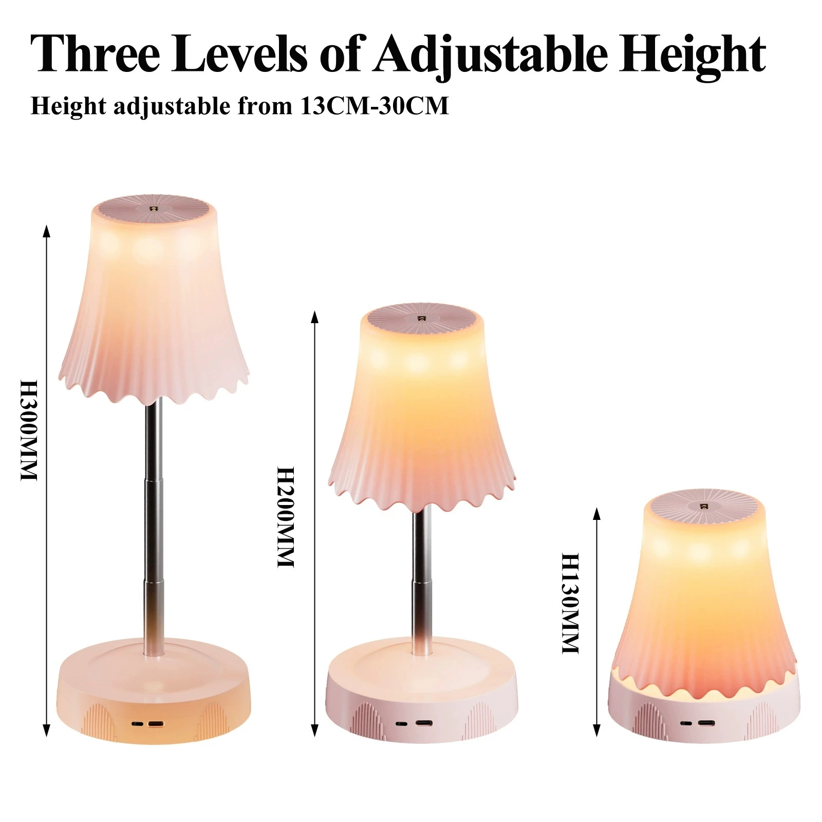 Luz ambiental con detección de cuerpo humano, lámpara de mesa con Control remoto recargable por USB, luz de ambiente RGB para mesita de noche, luz nocturna de altura ajustable