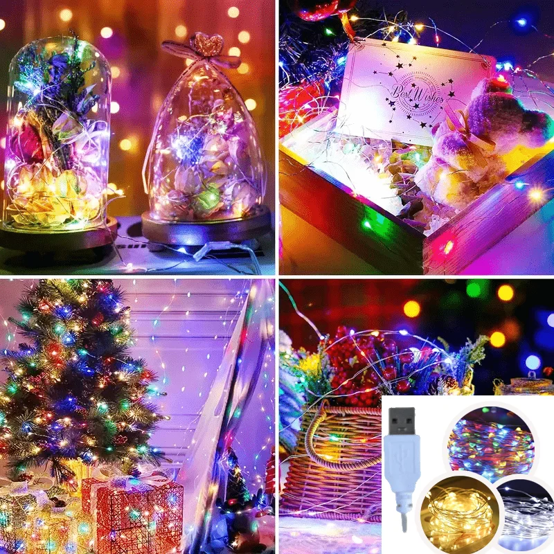 20M/200M USB Fairy Light LED C - огляд і ціна Outdoor Lighting Strip