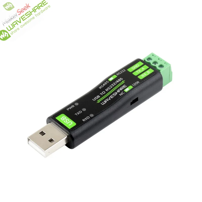 SKU-26630 Waveshare USB to RS232 485 Serial Converter, Onboard Original FT232RNL Chip