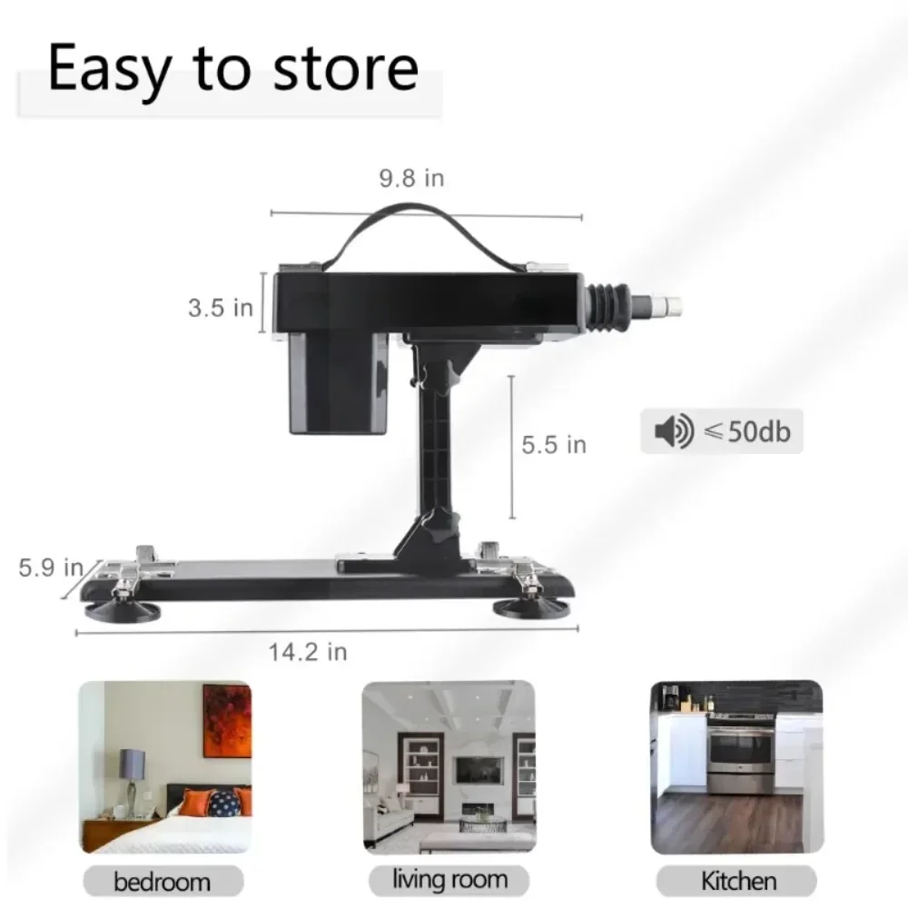 100V-240V DC Telescopic Linear Actuator 45mm Stroke 0-500RPM Variable Speed Reciprocating Mechanism Connector DIY Toys