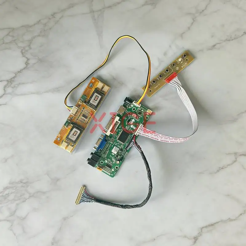 

Matrix Controller Drive Board Fit MT215DW01 LM215WF1 LTM215HT02 M216H1 1920*1080 HDMI+DVI+VGA 1920x1080 LVDS-30Pin 4CCFL DIY Kit