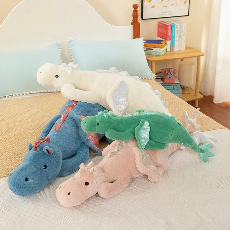 150cm Small Flying Dragon Doll Dinosaur Doll Plush Toy Bed Pillow Doll Special Leg Clamp Sleeping Gift Girl