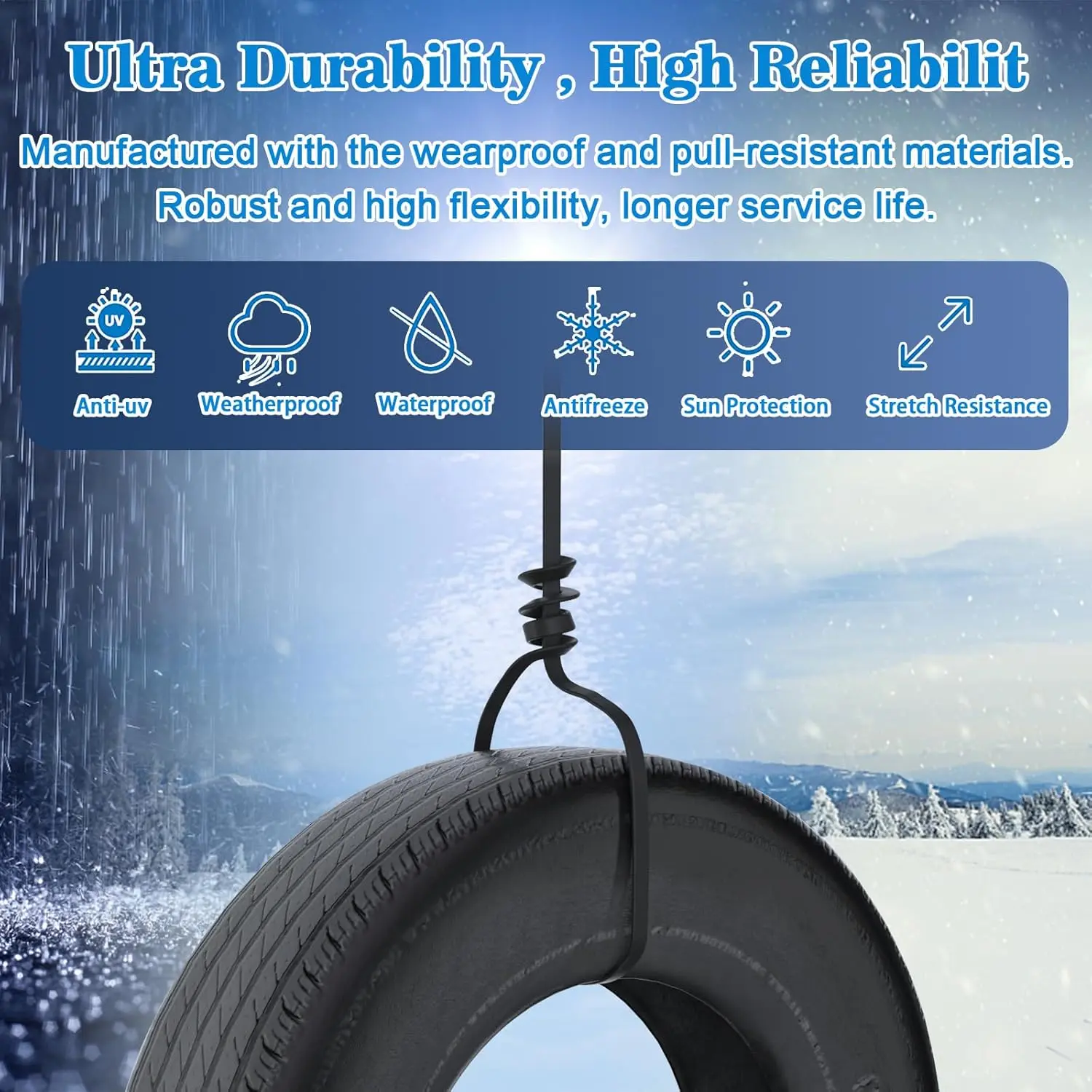 CAT8 Ethernet Cable  High Speed, Shielded Flat Internet Cable, Weatherproof S/FTP UV Resistant for Router/Gaming/Modem