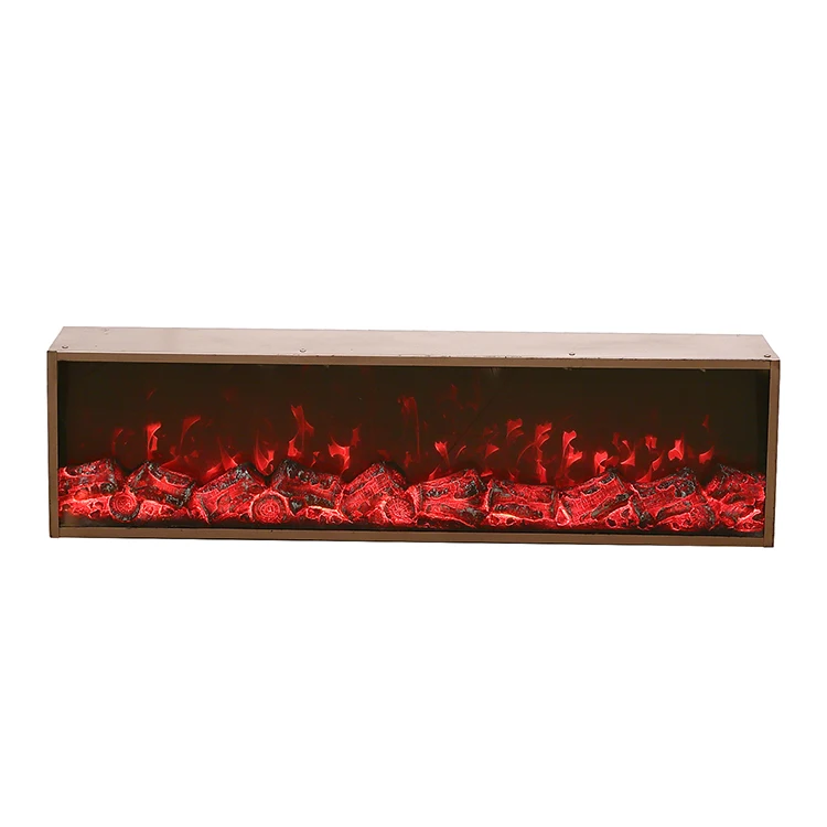 Large European Artificial Decorative 220v Fireplace No Heat Wall Mounted Indoor Electric Fireplace Linear 60 Inch