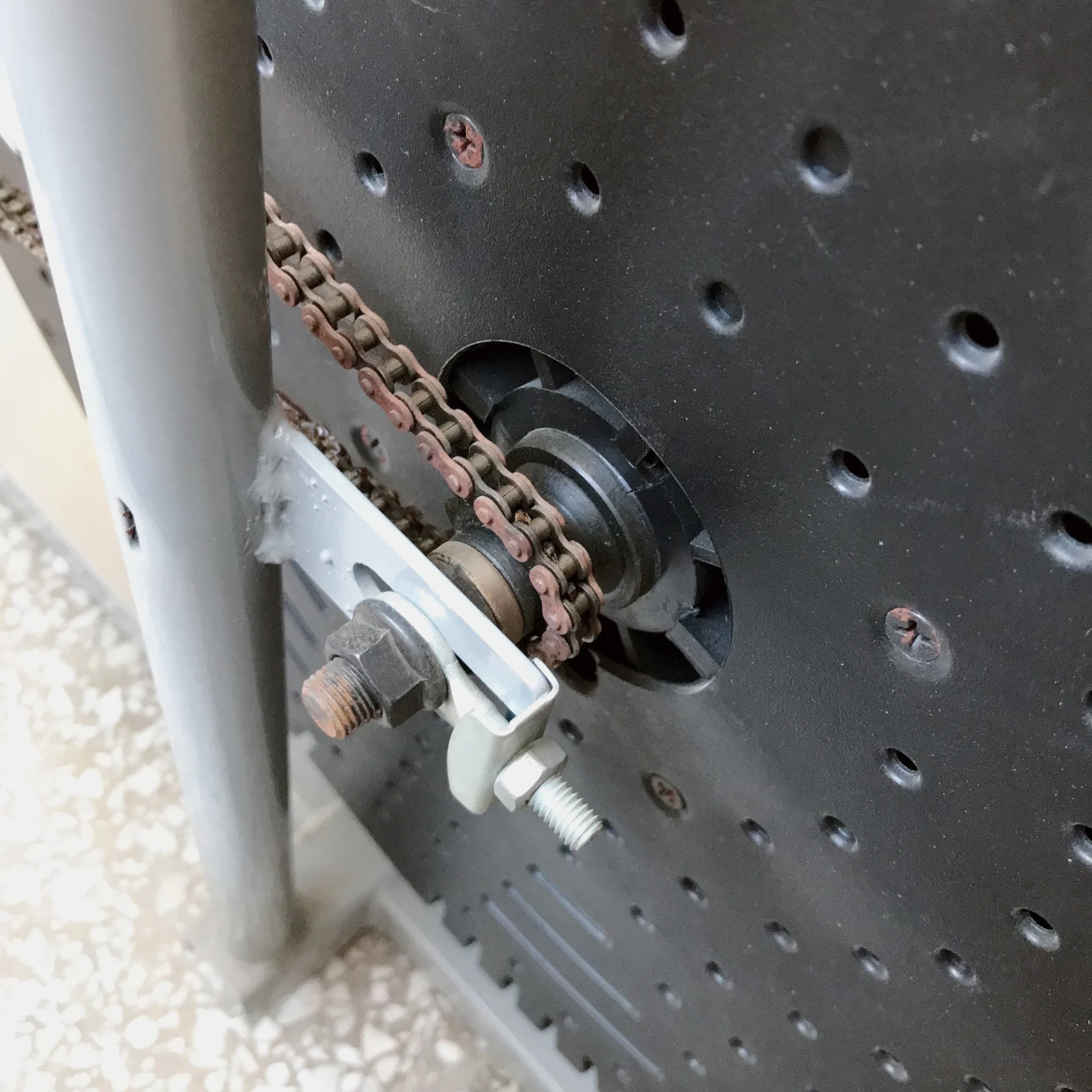 Eje de Volante para Bicicleta de Ciclismo Indoor, Eje de Acero M10 con Rosca Fina para Equipos de Ejercicio y Reparación de Bicicletas Estáticas