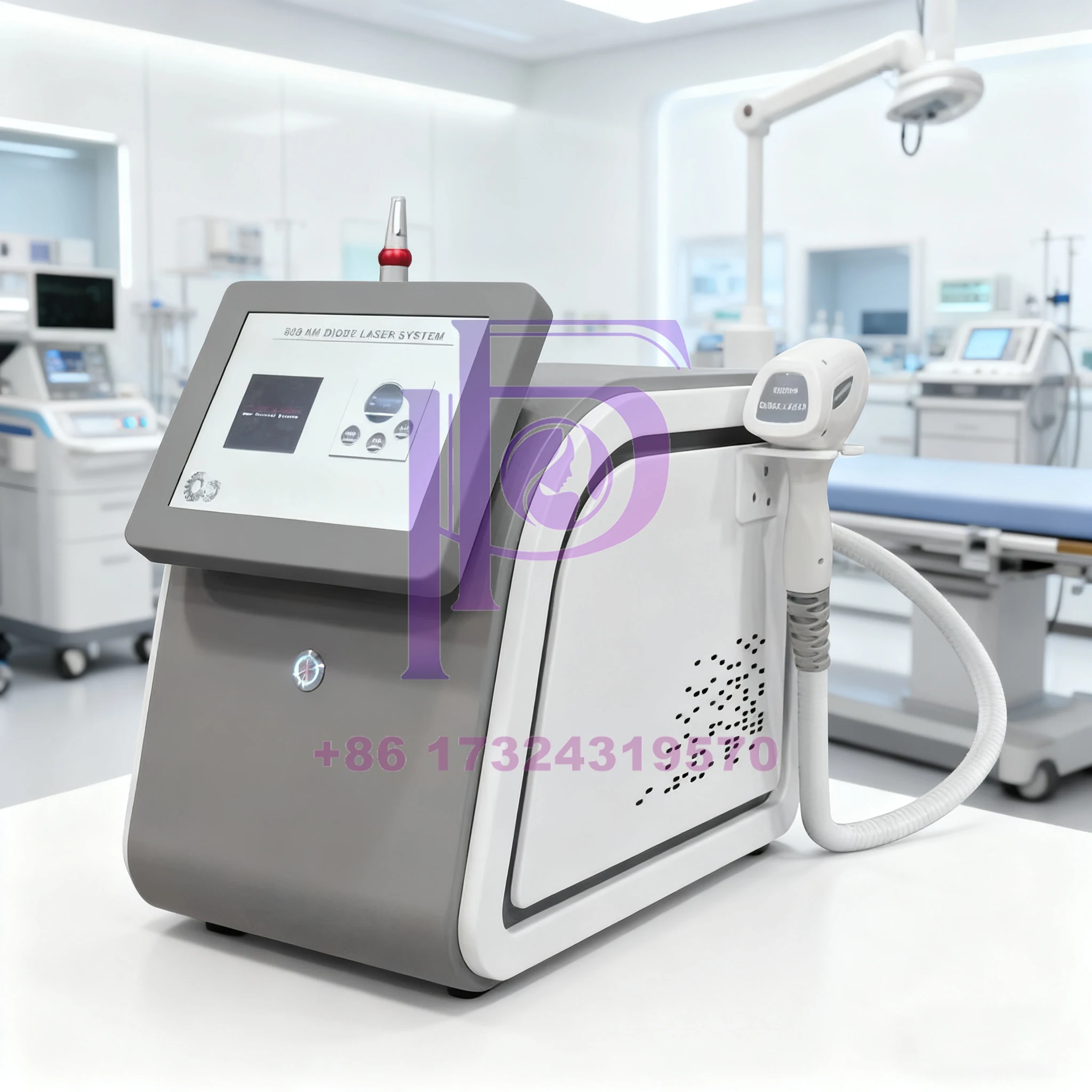

808nm Diode Laser Hair Removal Machine 4000W | 4 Wavelengths + Ice Platinum Titanium | Painless Equipment for Home & Salon Use