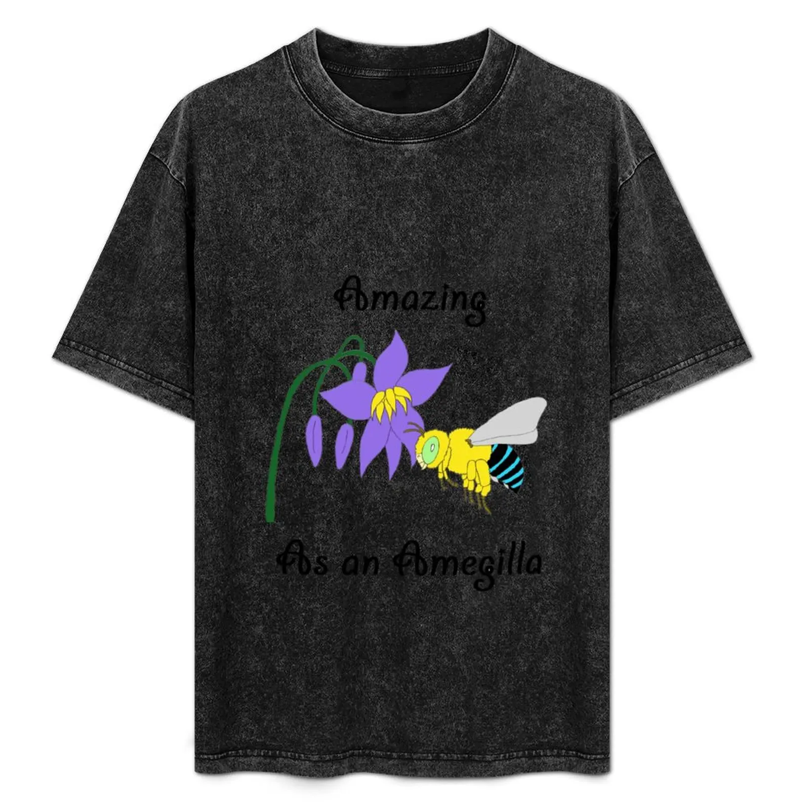 

Amazing as an Amegilla (smaller design) T-Shirt Basic Crew Neck Short Sleeve Top