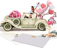 3D Wedding Pop-Up Card, Romantic Pop Up Card for Weddings, Anniversaries, Bridal Shower, Engagements, for Newlyweds