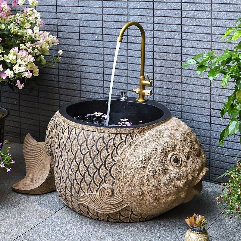 Outdoor courtyard mop pool, washbasin, balcony sink