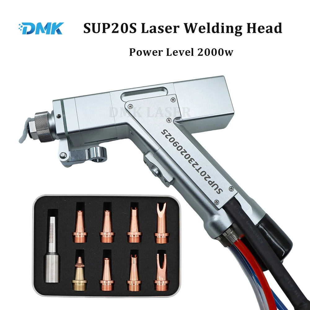 DMK SUP20S Fiber Laser Handheld Welding head 2000w Single Wobble Lazer Welder Gun