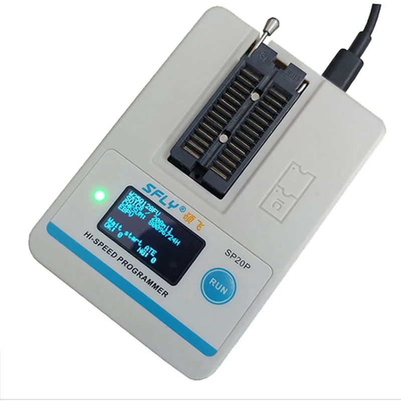 SFLY SP20 Programmer SP20P SP20F SP20X SP20B SP16 SP16-FX Mass Production Flash Burner Programmer Free 2 Sockets