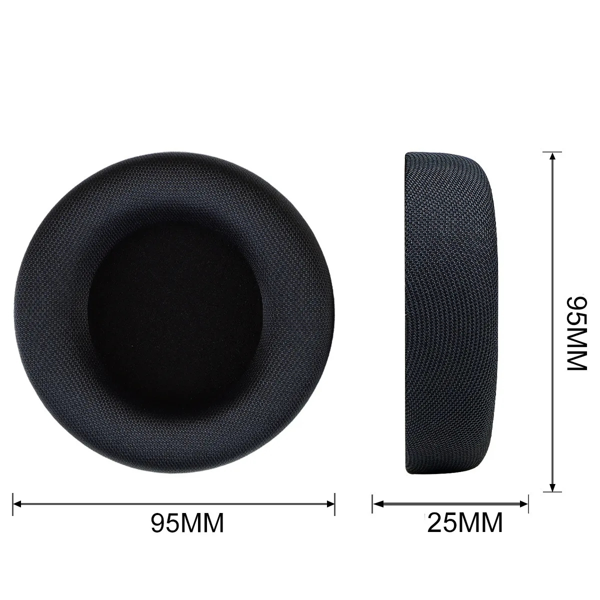 Almohadillas de repuesto para auriculares Corsair Virtuoso PRO, almohadillas de cuero proteico suave, orejeras de esponja viscoelástica con hebilla