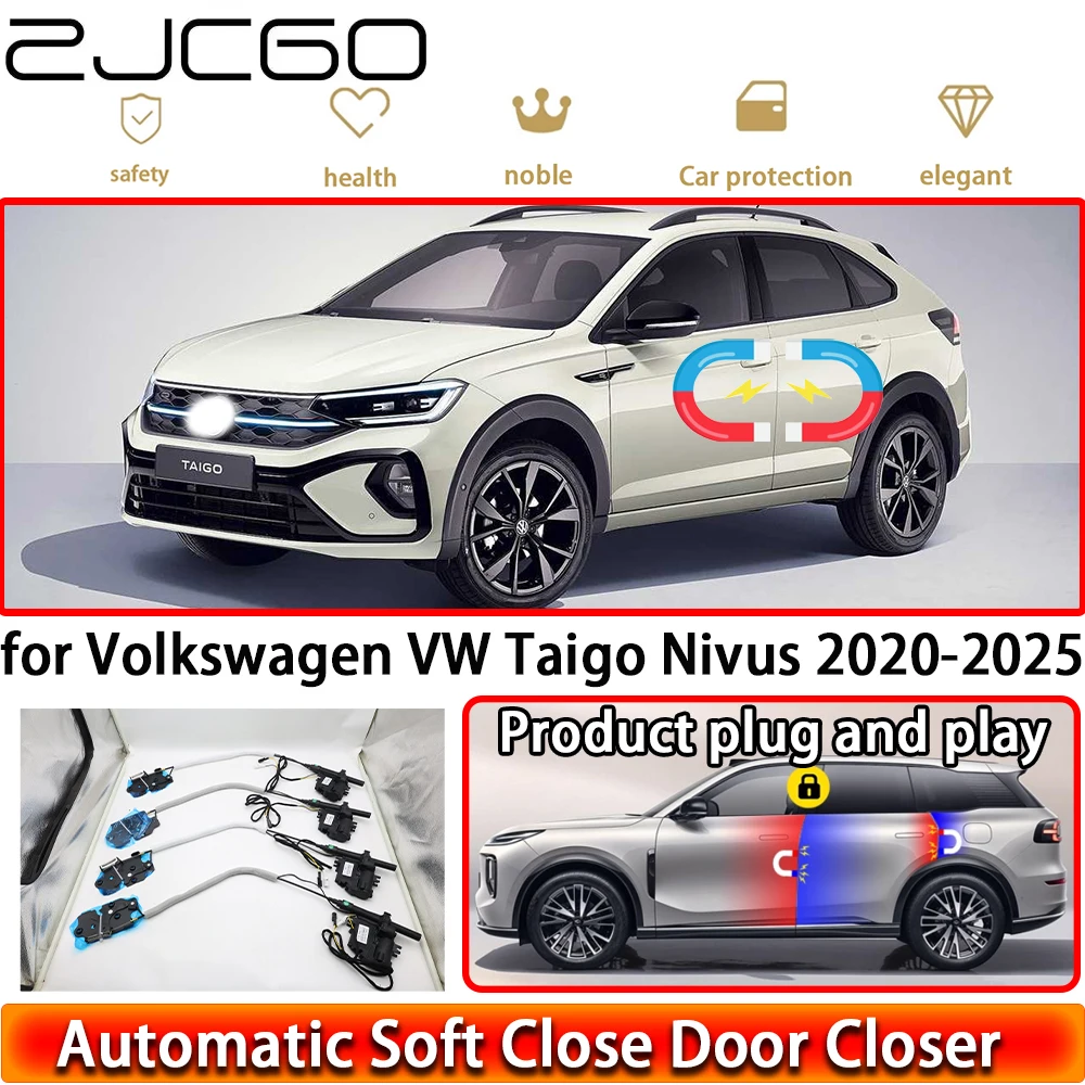 

Для Volkswagen VW Taigo Nivus 2020-2025: Комплект OEM-системы плавного закрывания дверей с электроприводом, автоматическим доводчиком и функцией легкого закрывания дверей (Plug & Play)